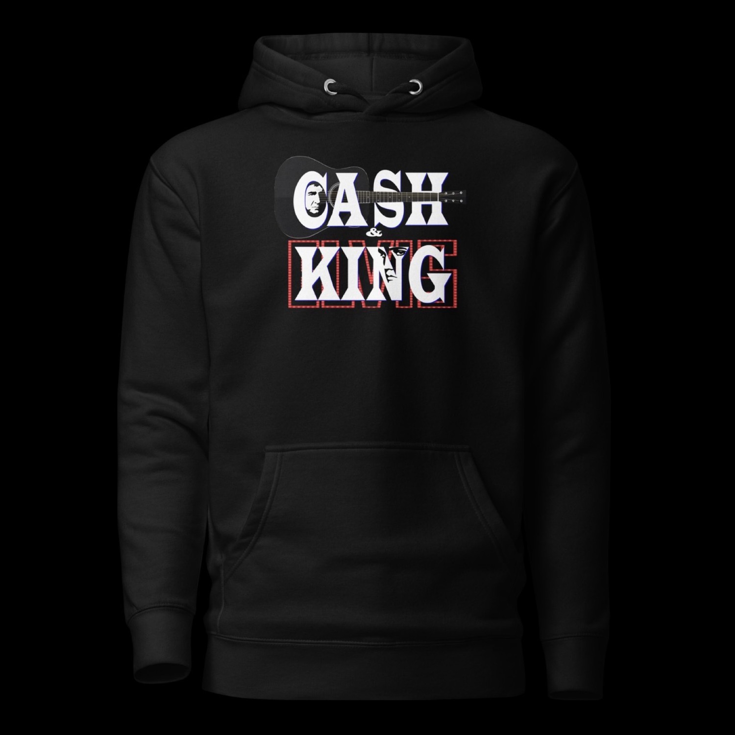 Cash & King Faces Hoodie, front